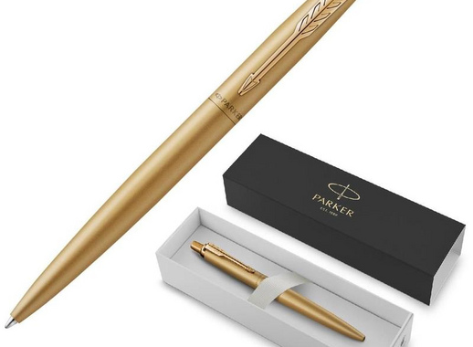 Ручка шариковая Parker Jotter XL SE20 Golden GT цвет чернил синий цвет корпуса золотой (артикул производителя 2122754)